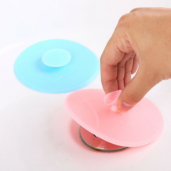 Universal Floor Plug Bathroom Kitchen Bath Tub Sink Silicone Water Stopper Tool