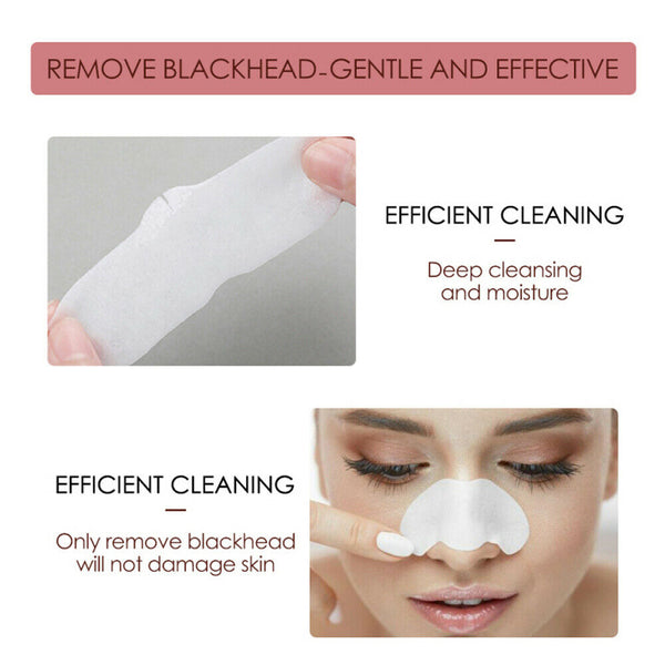 10/20/50x Blackhead Remover Nose Face Mask Strips Black Head Pore Acne Clean