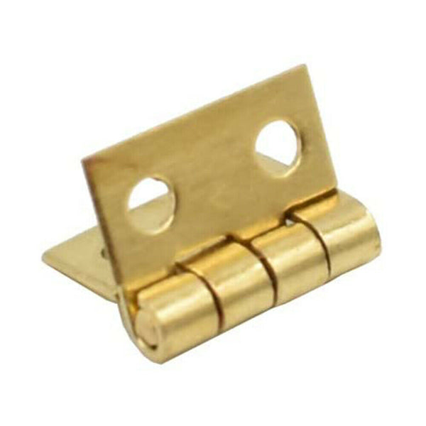 5-20Pcs Gold Pure Copper Small Mini Cabinet Drawer Butt Hinge 10*8MM DIY Craft