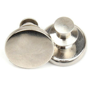 2/6PCS Button Pins for Jeans Adjustable Jean Button No Sew Instant Pants Button