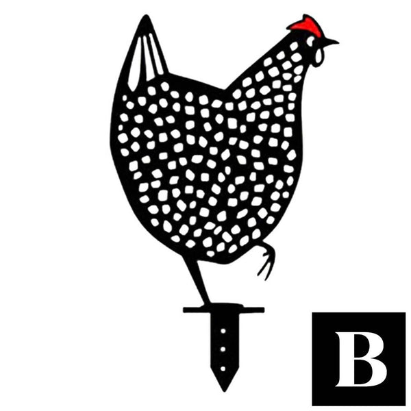 Garden Ornaments Chicken Yard Art Garden Backyard Lawn Decor Gift Easter Deco AU