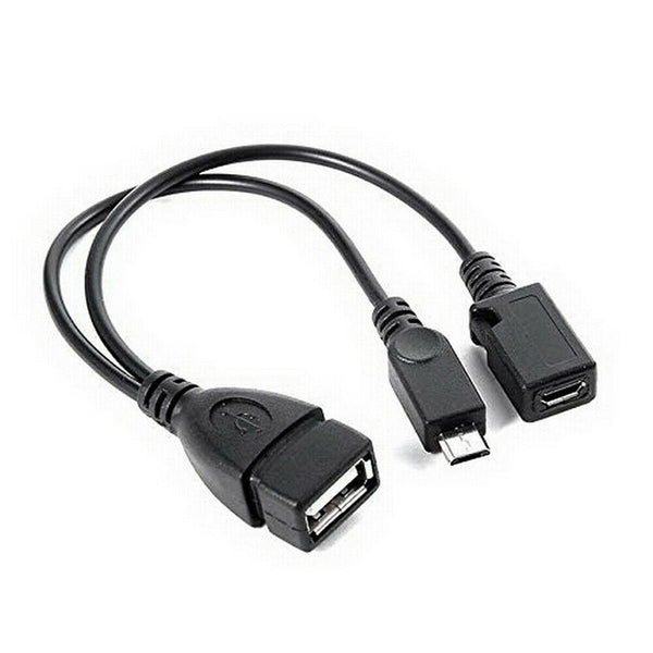 Micro USB To USB Female OTG Cable Adapter Hard Disk Converter For Samsung Galaxy