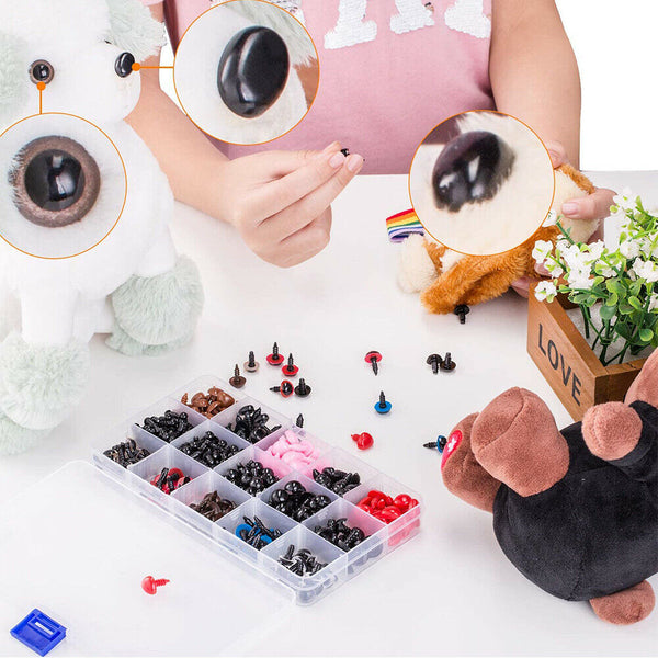 752X Plastic Safety Eyes For Teddy Bear Doll Toy Animal Felting Accessories DIY