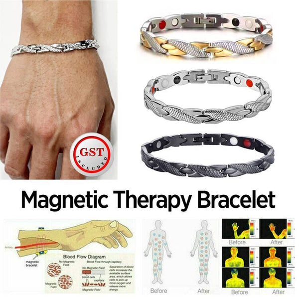 Unisex Bracelet Magnetic Healing Bio Therapy Arthritis Pain Relief Banglele Gift