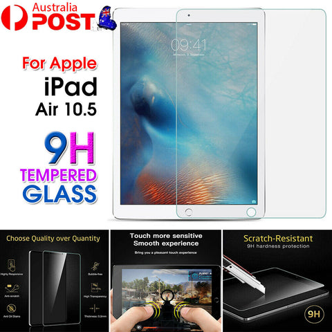 For Apple iPad Air 3 3rd Generation 10.5 2019  Tempered Glass Screen Protector