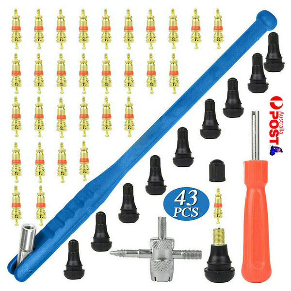 43pcs Car Tyre Valve Stem Puller base Quick Remover Tire Repair Installer Tool