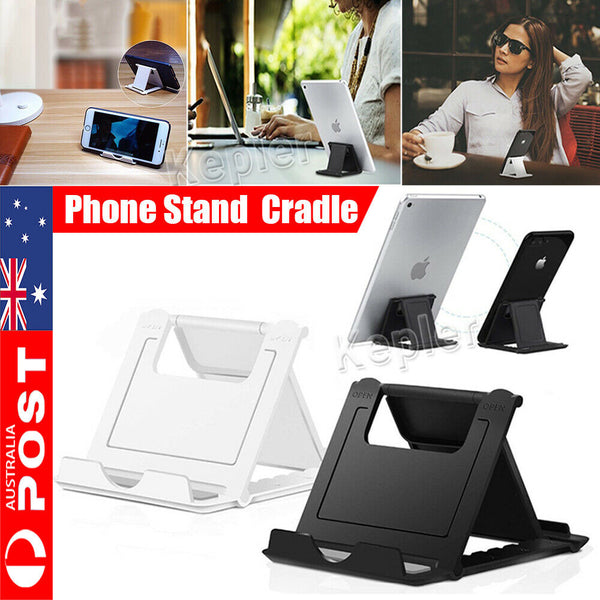 Desk Stand Folding Desktop Holder For Mobile Phone Tablet iPad iPhone Samsung