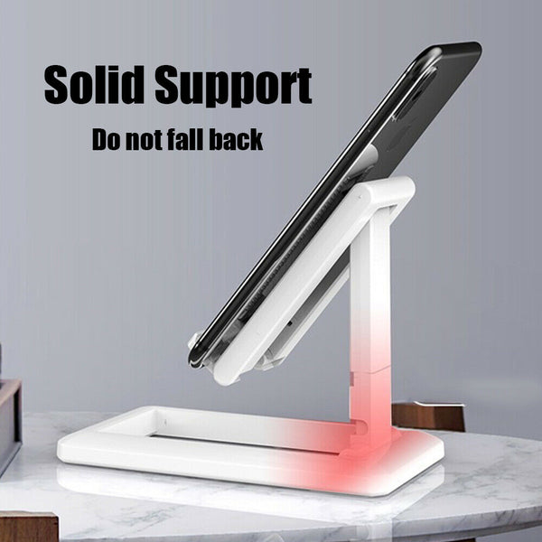 Universal Foldable Desk Stand Holder Bracket For Mobile Phone Tablet Adjustable