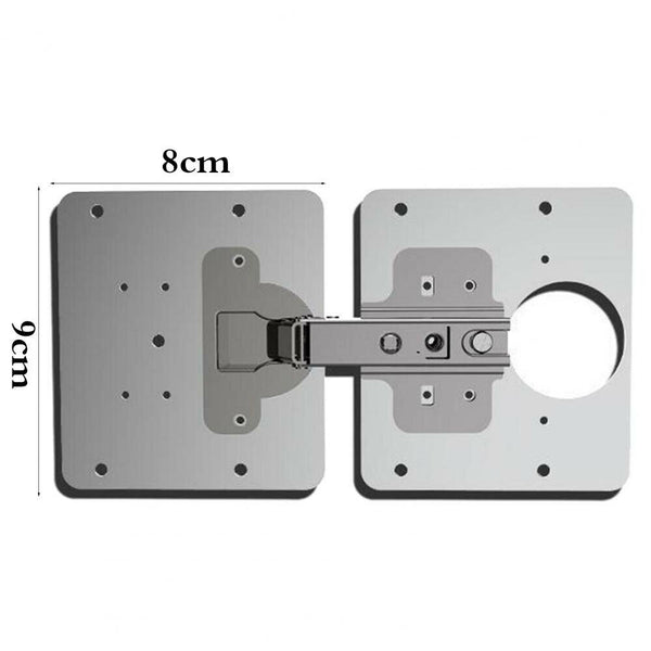 Hinge Repair Plate Stainless Steel Furniture Cupboard Mount Tool For Cabinet Lat