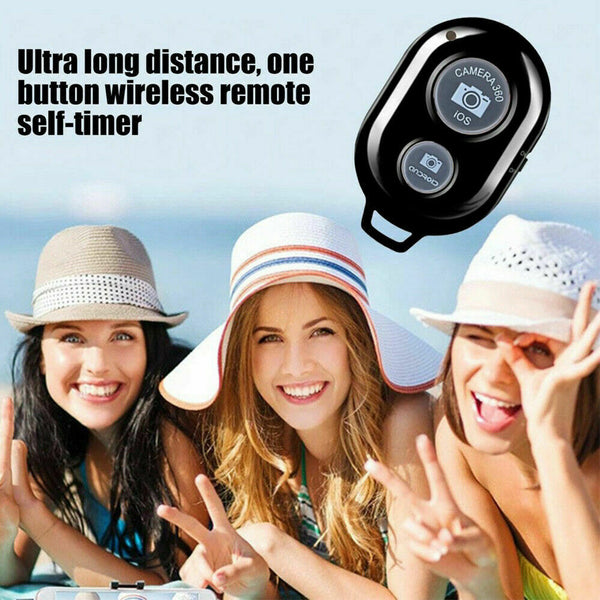 Wireless Bluetooth Remote Control Camera Shutter for iPhone iPad Android Phones