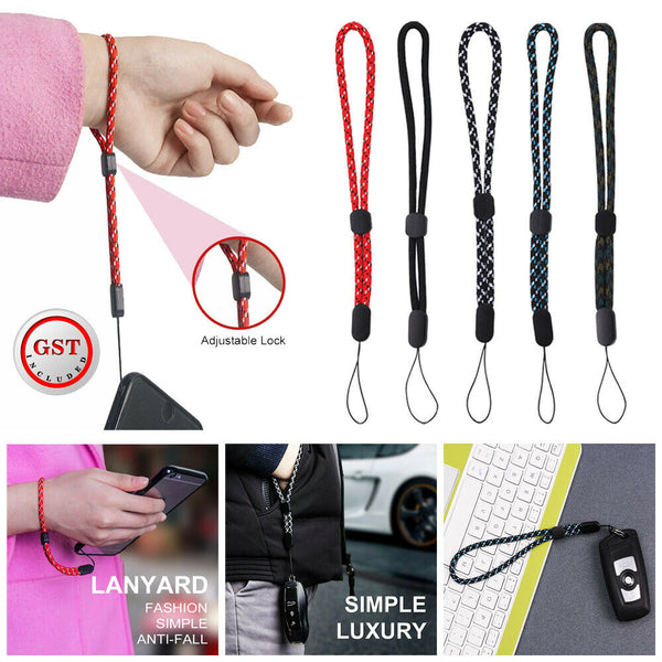 Adjustable Wrist Strap Hand Lanyard for Phone Camera USB Flash Drives Keys Cards