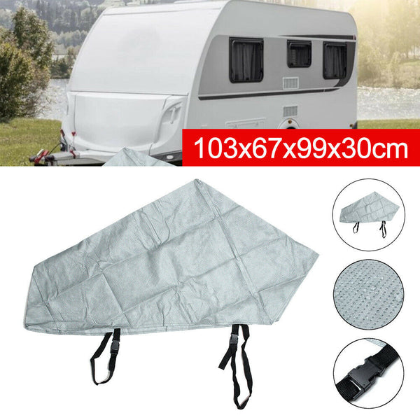 Waterproof Caravan Tailer Towing Hitch Coupling Lock Cover Rain Dust SunT