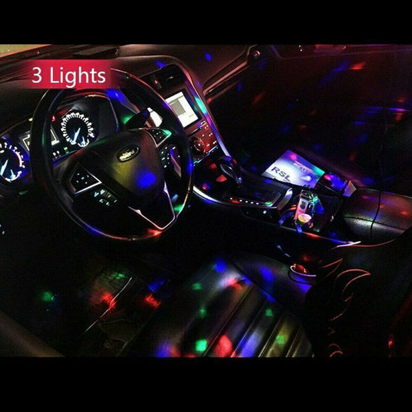 USB Mini LED RGB Disco Stage Car Light Party Club DJ KTV Magic Phone Ball Lamp