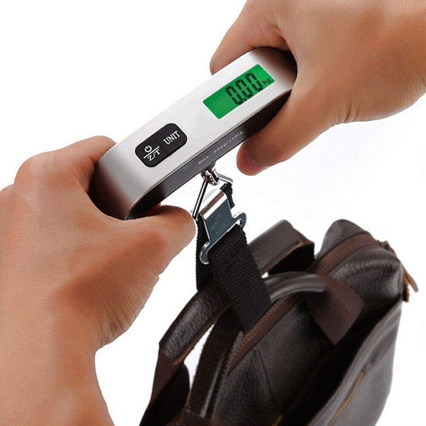 Portable Electronic 50 KG Digital Luggage Scale Weight Travel Measures Weighing