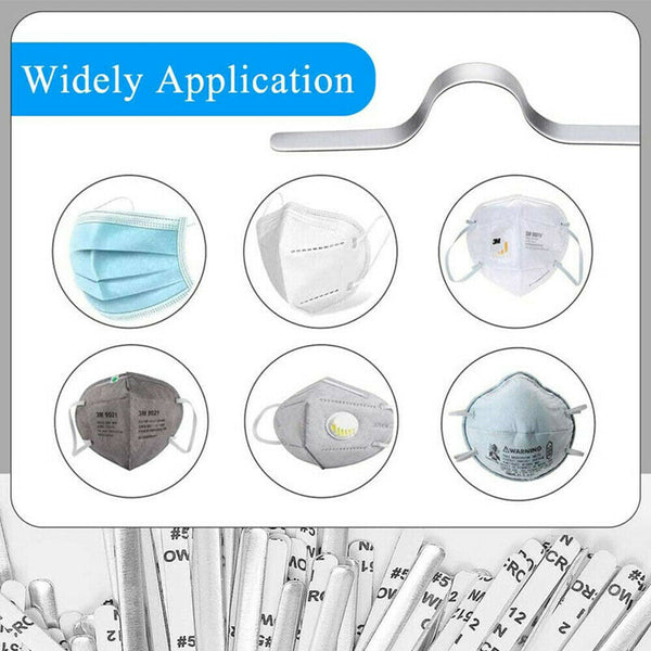 100~500X Nose Wire Strip Nose Bridge Metal Nose Wires for DIY Face Mask AU