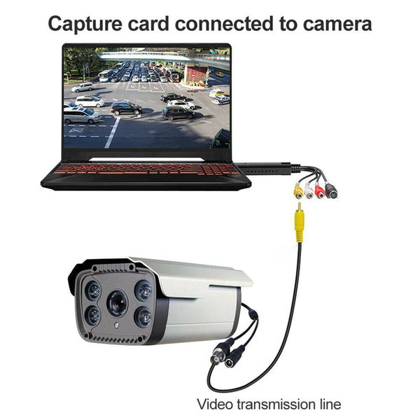 Video Grabber Capture Card VCR VHS to Digital DVD Converter For Mac Windows 8/10