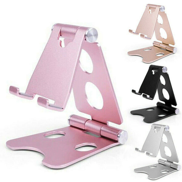 New Aluminum Phone Stand Holder Home Office Desk Desktop For iPhone Cellphone