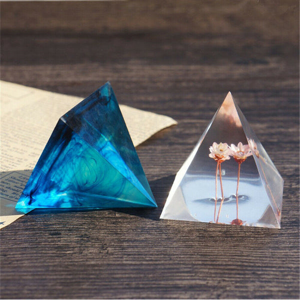 Pyramid Silicone Mould DIY Resin Decorative Mold Craft.Jewelry Making Mold Decor