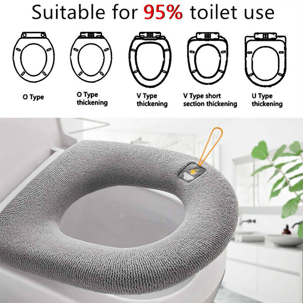 Universal toilet seat cushion four seasons thickened cushion can be washed