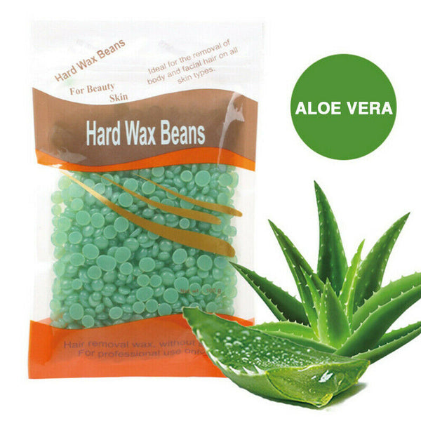 Body Hair Remover Hard Wax Beads for Men Women 4 Flavors Wax Beans 100/200/300g