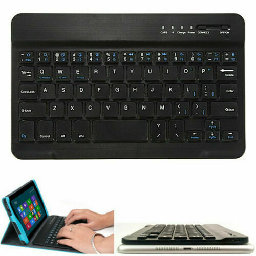 Ultra Slim Bluetooth Wireless Keyboard For Apple iPad iPhone Android Windows