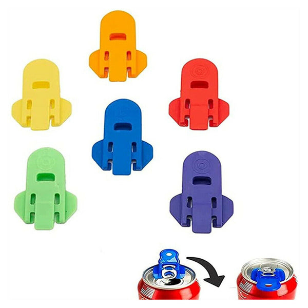 6PCS Easy Can Opener Portable Drink Beer Cola Beverage Drink Opener Party Tool