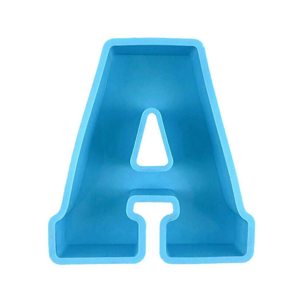 Large Alphabet Epoxy Resin Mold 3D Alphabet English Letter A To Z Mould Decor AU