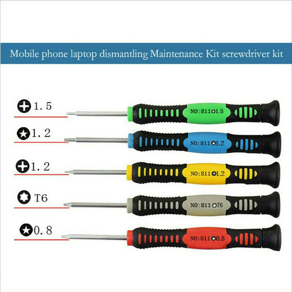 Mobile Phone Repair Screen Opening Tool Kit, iPhone Samsung Screwdriver  14 in 1