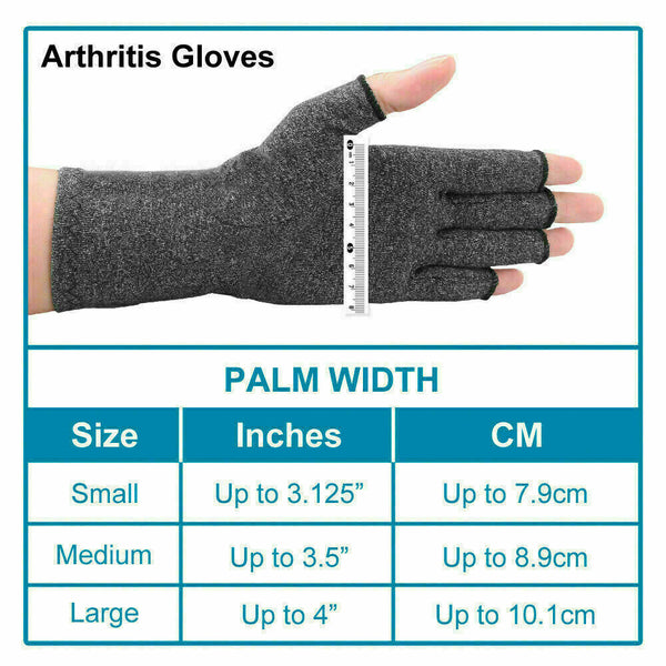 Arthritis Gloves Compression Joint Finger Pain Relief Hand Wrist Support Brace