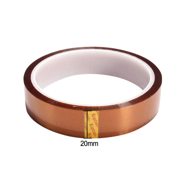 33M 5-20mm Kapton Tape High Temperature Heat Resistant Polyimide Tape New