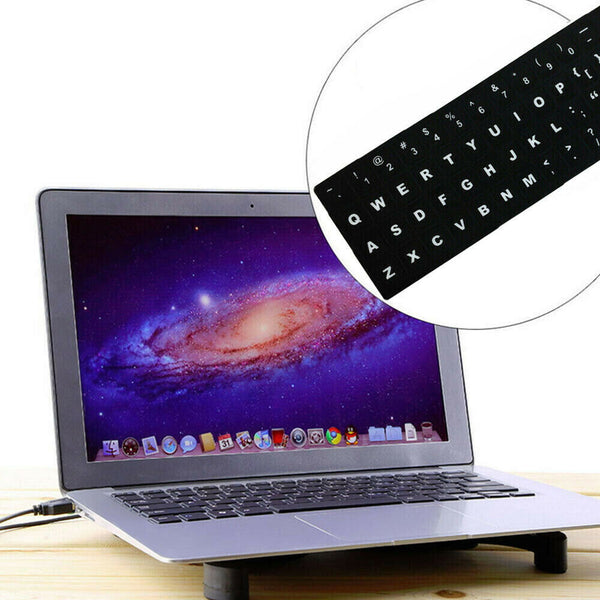 1/2/5X English US Keyboard Keypad Sticker Letters Desktop Laptop PC Cover Skin