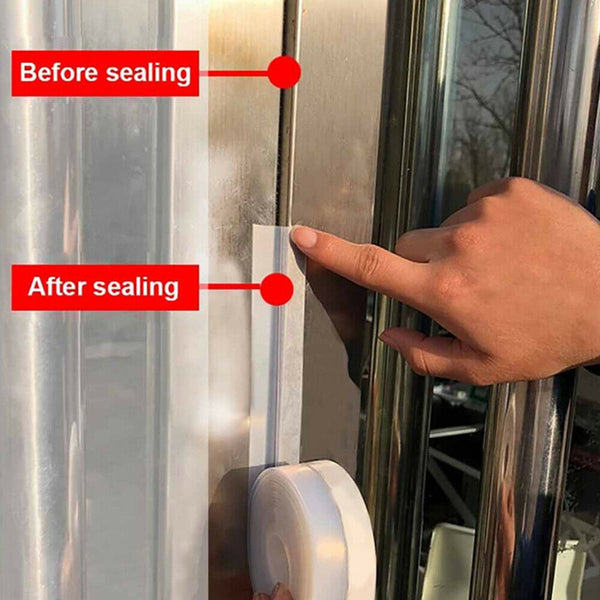 Silicone Sealing Strip Weather Seal Window Door Garage Stripping Waterproof