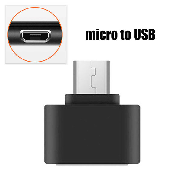 USB 3.1 Type C Male to USB Female Converter Micro /8 Pin to USB Data OTG Adapter