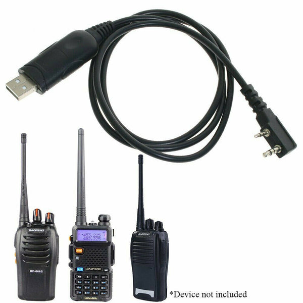 USB Programming Cable & Program Software CD for Baofeng Kenwood Wouxun Radios