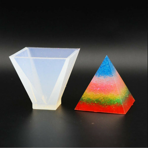 Pyramid Silicone Mould DIY Resin Decorative Mold Craft.Jewelry Making Mold Decor