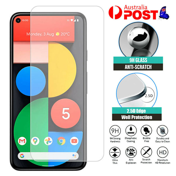 2X For Google Pixel 5 4A 5G 4 XL 3A 3 3XL 2 XL Tempered Glass Screen Protector