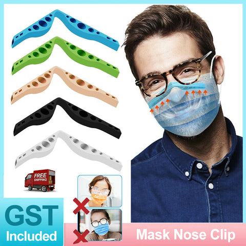 Silicone Anti-Fog Face Mask Nose Bridge Strip Clip for Glasses Reuseable AU