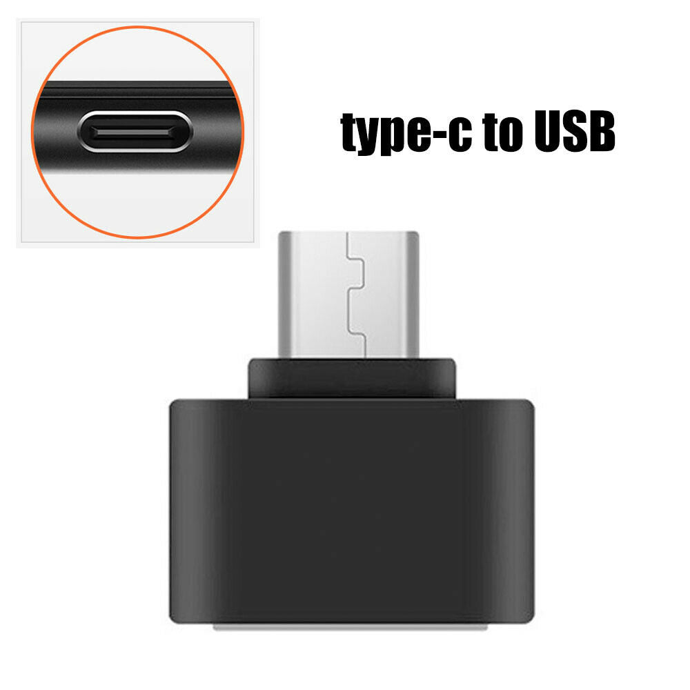 USB 3.1 Type C Male to USB Female Converter Micro /8 Pin to USB Data OTG Adapter