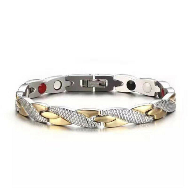 Mens Women Bracelet Magnetic Healing Bio Therapy Arthritis Pain Relief Bangle AU