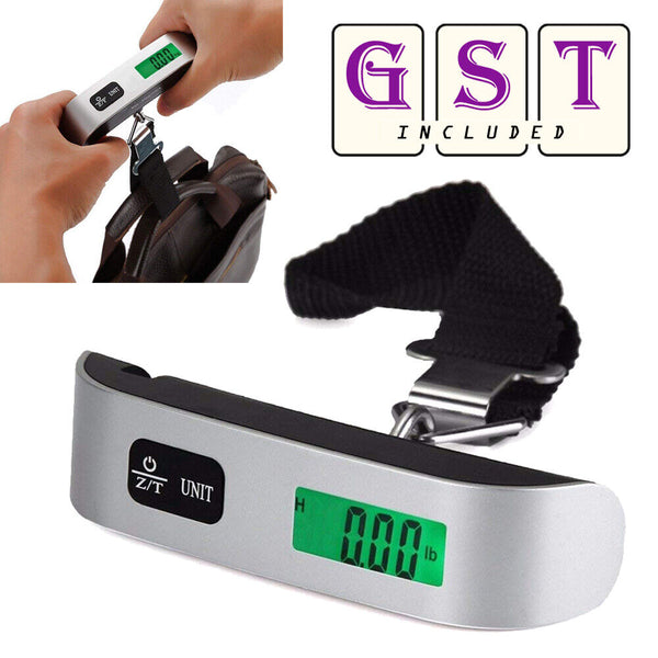 Portable Electronic 50 KG Digital Luggage Scale Weight Travel Measures Weighing