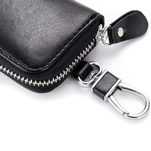 Key Holder Bag Leather Case Ring Wallet Car Unisex Pouch Keychains AU Stock NEW