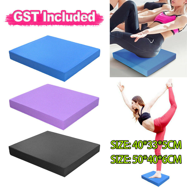 TPE Foam Balance Pad Yoga Exercise Mat Non-slip Fitness Stability Training Hot