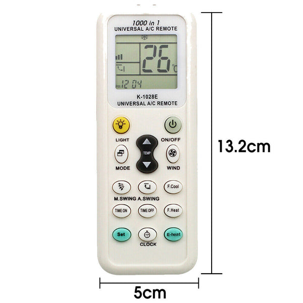 Universal A/C Air Conditioner Remote Control AirCon For ALL MAJOR BRANDS LCD DGS