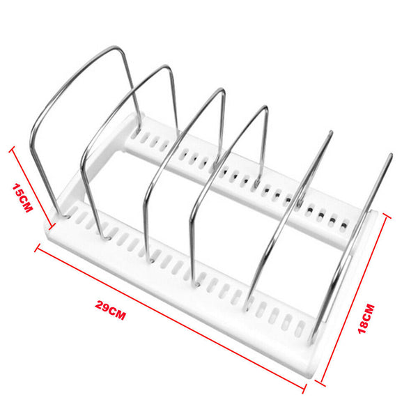 Kitchen Bakeware Organiser Rack Baking Tray Cutting Board Storage For Bakeware