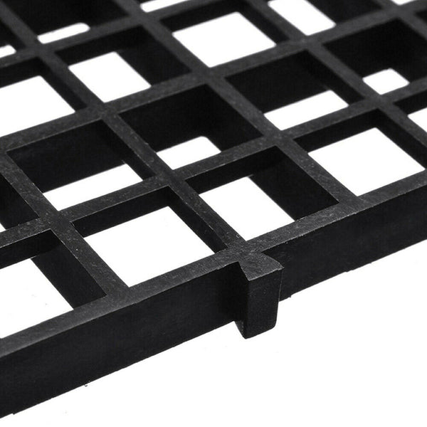 4/8X Plastic Fish Grid Divider Durable Holder Fish Tank Tray Egg Crate Aquarium