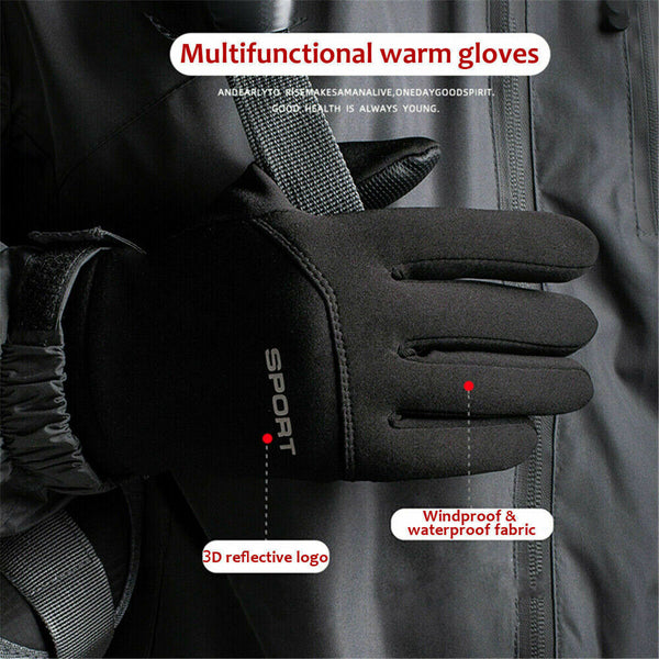 Winter Warm Thermal Outdoor Sports Waterproof Windproof Touch Screen Ski Gloves