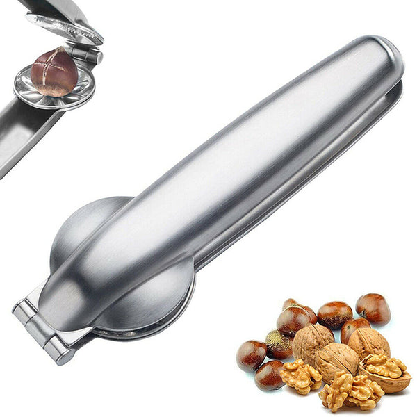 Stainless Steel Fast Opener Cracker Walnut Pliers Chestnut Cutter Clip Nut Tool