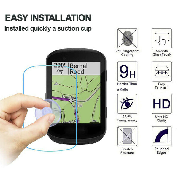 2x Screen Protector for Garmin Edge 530/830 Tempered Glass Screen Protective