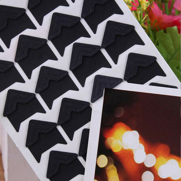 2022 120Pcs Self-Adhesive Photo Frame Corner Sticker Decor Craft Scrapbook