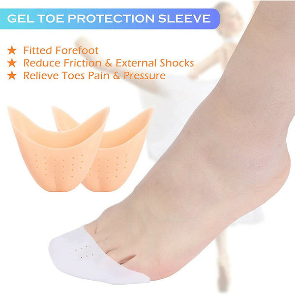 1-10PCS  Silicone Gel Toe Protector Soft Pad Cushion Cover Pain Relief Foot Care